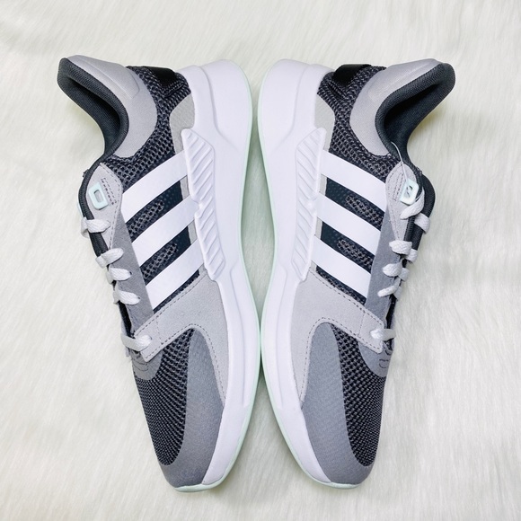 Adidas Run90s Sneakers Gray White Mint Green - Picture 4 of 9